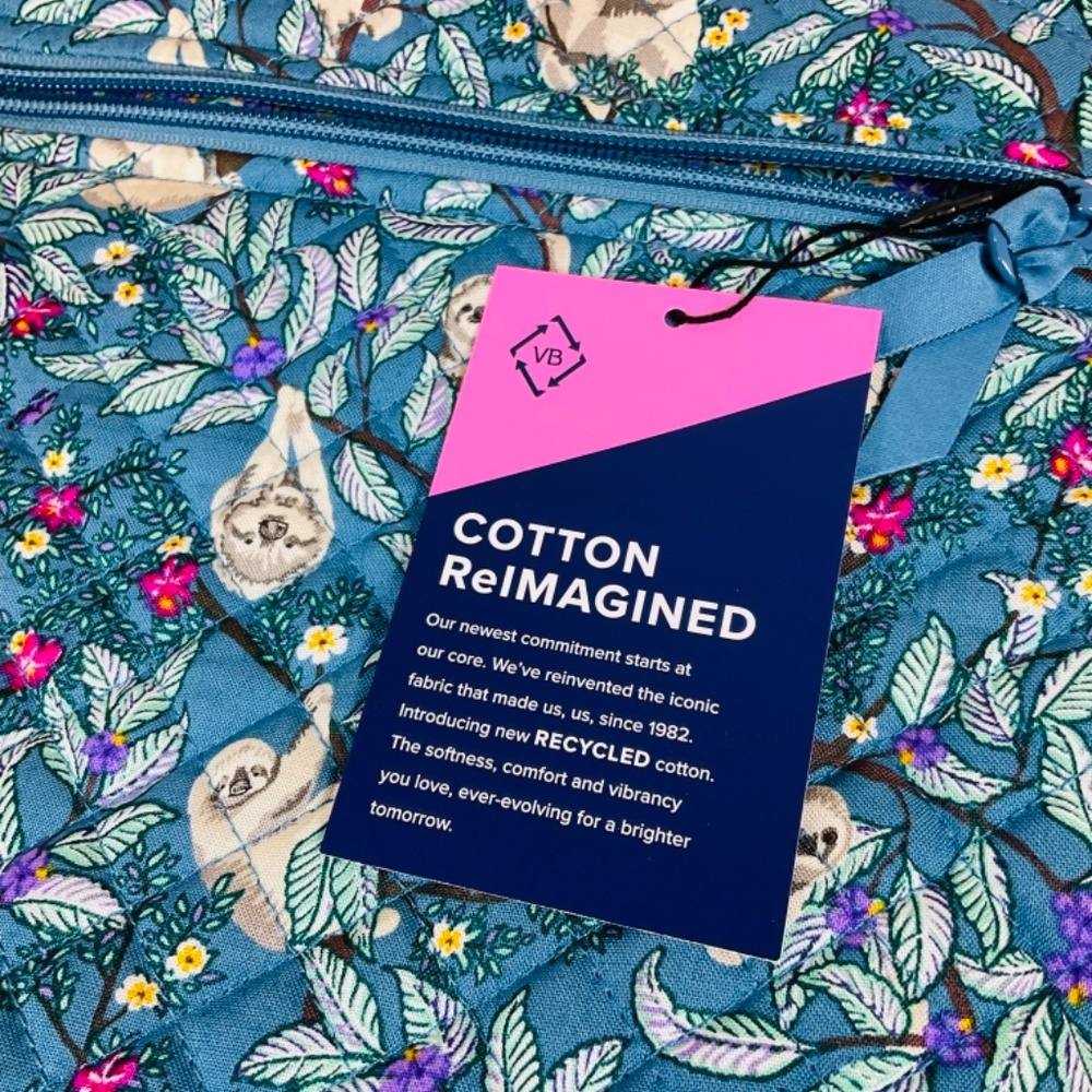 🌸Vera Bradley Campus Backpack Sloth Hanging Around Spring Break - Picture 9 of 9